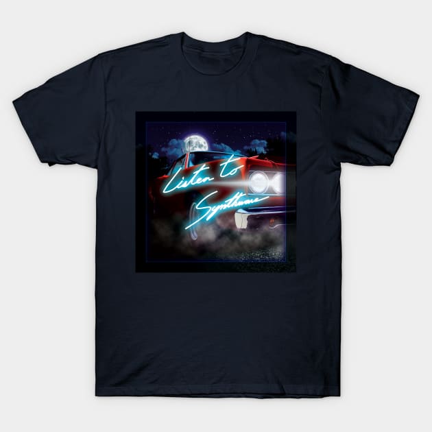 Listen to Synthwave - Night Drive T-Shirt by patrickkingart